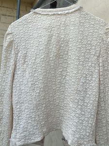 Chic Textured Cropped Jacket