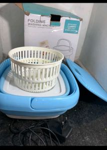 Portable Folding Washing Machine working condition
