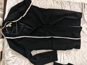 Chic Blue Blazer Coat