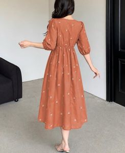 L Size Smokly One Piece Dress