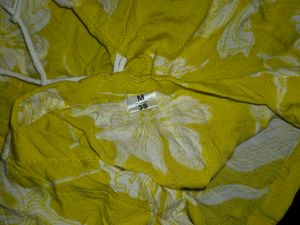Vibrant Yellow Floral short kurti