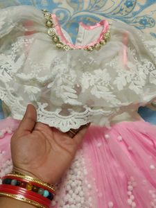 Pink Frock For Girl