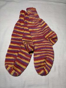 🆕 Hand-knitted Kullu Wool Socks(2 Pairs)