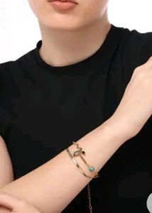 Snake charm bracelet for women