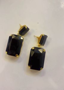 New Combo of  Black Gemstone Earrings and Rin