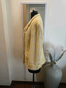 Yellow Tweed Blazer