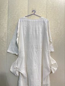 Elegant White Cotton Kurta
