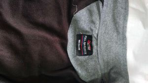 Men's Black Zip-Up Jacket
