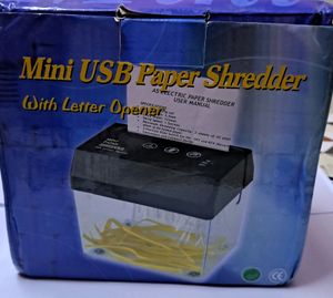Mini USB Paper Shredder