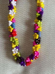 Colorful Flower Beaded Necklace