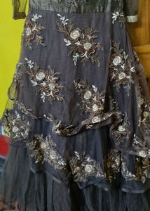 Elegant coffee brown Gown