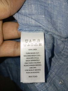 jones new york 100% linen light weight jacket