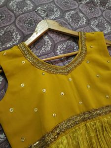 Elegant Yellow Embroidered Kurta Set