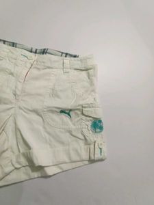 Puma White Cargo Shorts Size 30