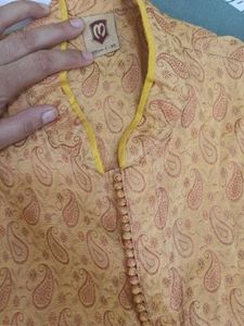 Manyavar Kurti with Soft Cotton Pajama