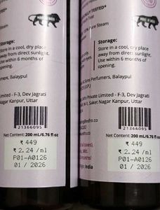 pack of 2, Rose Water