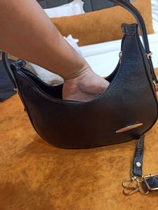 Chic Black Hobo Shoulder Bag