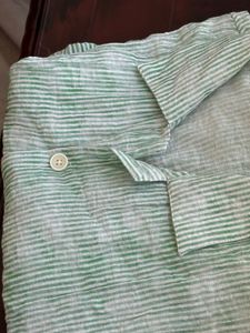 Men's Striped Linen Shirt Westside Nuon brand