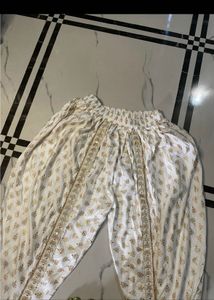 Embroidered Dhoti Pants new without tag