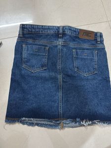 Blue Denim Skirt