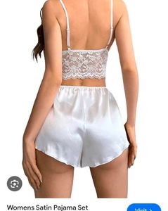 Lace & Satin Pajama Set