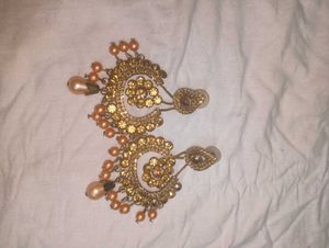 3 set earring kombo Vintage Pearl and Rhinestone C