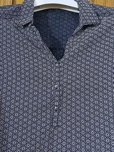 Patterned Long Sleeve Top