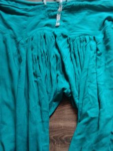 Teal Plain salwar
