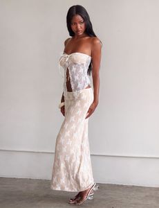 Lace Strapless top