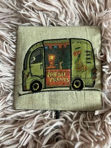 Embroidered Fresh Fruit Van Decor