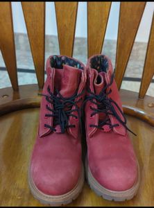 Timberland Women's Red Boots