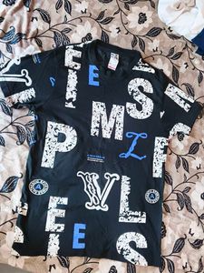 Graphic Print Black T-Shirt