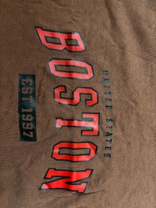 Brown Baby Crop Tee