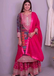 MOST DEMANDING AND BEAUTIFUL SHARARA WITH DUPATTA