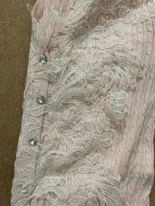 Chic Lace Trimmed Cardigan