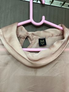 PURE SATIN MYND BRANDED TOP FOR M &amp;L