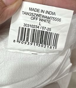 Classic White straight Pants