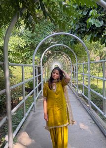 Elegant Yellow Kurta Set with Dupatta
