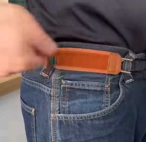 Buckle-Free D-Ring Adjustable Belt
