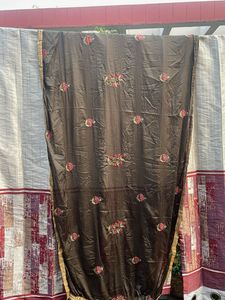 Embroidered Silk Saree