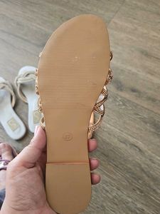 Pakistani Sana Safinaz  Rhinestone flats