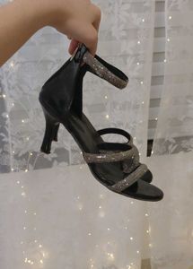 black pencil heels
