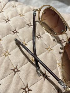 Gold Aviator Sunglasses