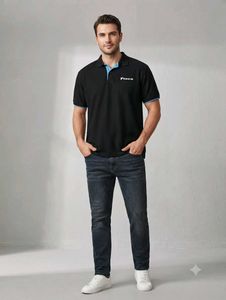Men's Daikin Black Polo T-Shirt