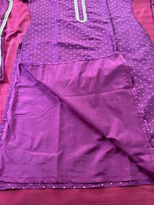 Partywear 3 Piece Kurti Palazzo Dupatta Set