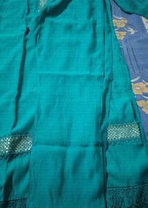 Elegant Teal Kurta Set with Dupatta