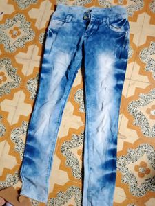 Stylish Acid Wash Jeans