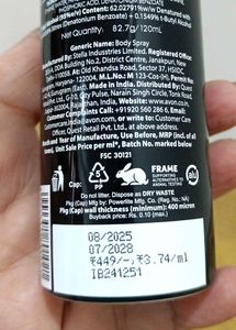 Avon Little Black Dress Body Spray
