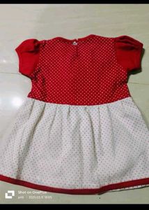 Cute Red Polka Dot Baby Dress