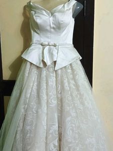 Elegant off white gown